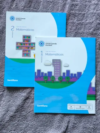 Libros Matemáticas "Con las manos" 1 и 2 Primaria