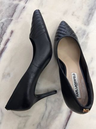 Zapatos de tacón Karl Lagerfeld negros