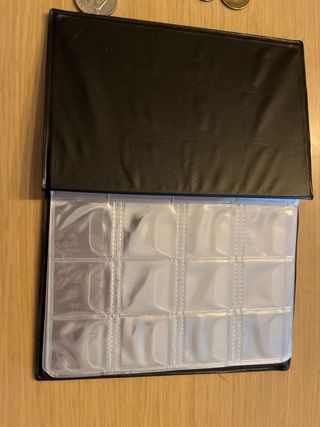 Lote de monedas con album