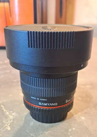 Objetivo Samyang 8mm f/3.5 Ojo de Pez para Nikon.