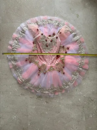 Tutú Profesional Rosa y Blanco