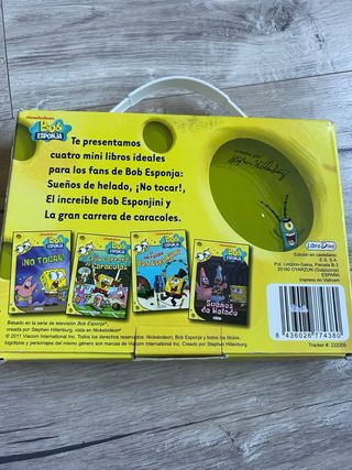 Maleta libros bob esponja fácil lectura