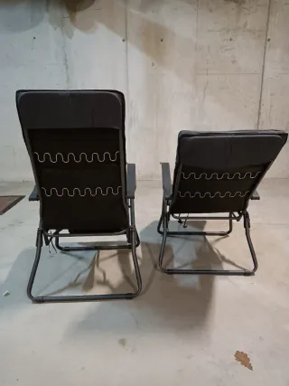 Tumbonas de jardín/terraza plegables