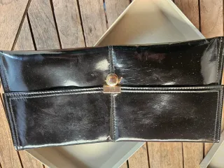 Pochette Busta Nera Vernice