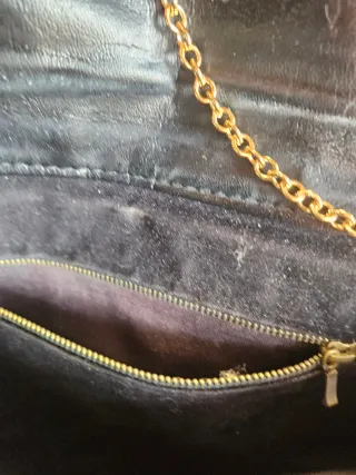 Pochette Busta Nera Vernice