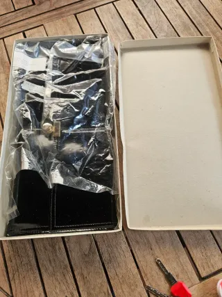 Pochette Busta Nera Vernice