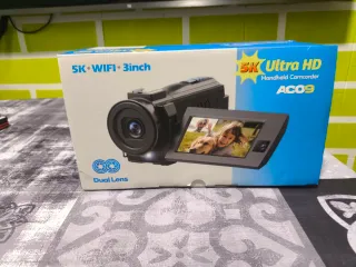 Videocámara 5K WiFi 3 Dual Lens