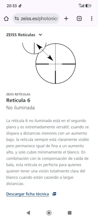 Visor Zeiss Conquest DL