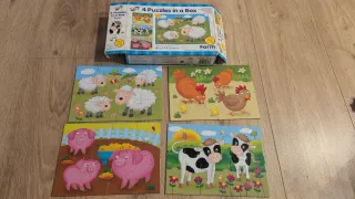 4 Puzzles Infantiles (+3 años)