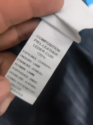 Cazadora Piel Dudtin Talla 48