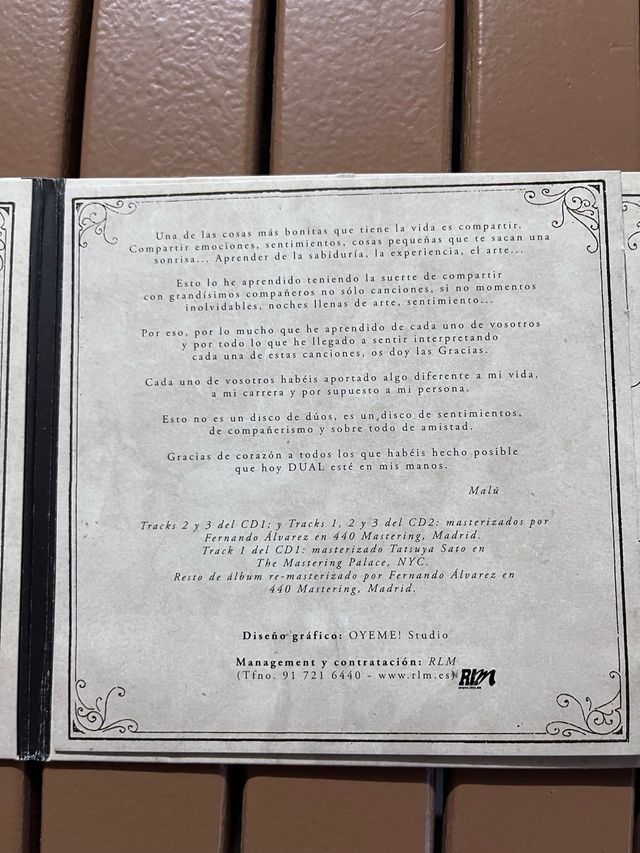 CD Malú Dual Nacional Pop Rock