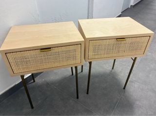 Mesitas de noche ratán