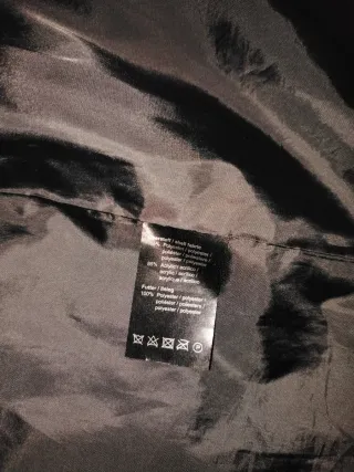 Gilet pelliccia sintetica nero taglia M