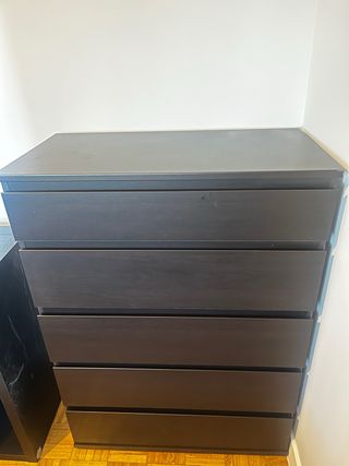Cómoda Negra Ikea Madera