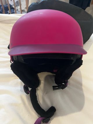 Casco de esquí rosa Anon