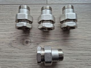 Raccordo Bocchettone 3/4 M-F Nichelato