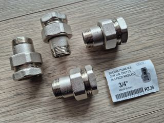 Raccordo Bocchettone 3/4 M-F Nichelato