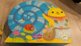 Puzzle 24 piezas Djeco Caracol (+3)