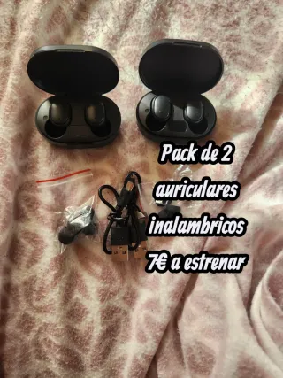 Pack 2 Auriculares Inalambricos Bluetooth