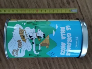 Scatola di latta Vicentini Le Caramelle della Mucc