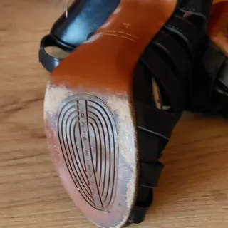 Sandalias Lodi Mujer Negras Hebillas