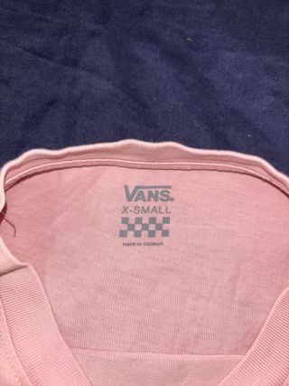 Camiseta Vans Rosa Talla S
