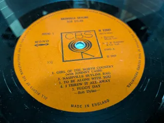 Bob Dylan - Nashville Skyline LP