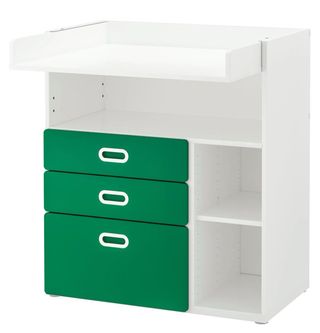 Cambiador bebé / mesa IKEA (2 en 1)