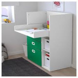Cambiador bebé / mesa IKEA (2 en 1)