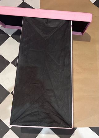 Banco caja almacenaje infantil unicornio rosa