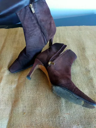 Botines Yanko Ante Marrón Talla 40