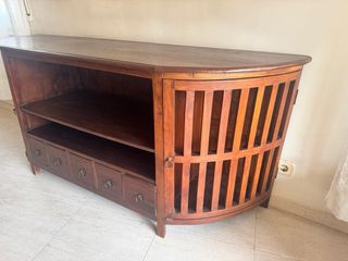 Mueble de TV / aparador de madera maciza