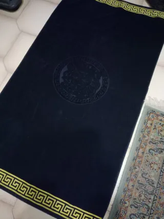 Telo Mare Poseidone Spugna Nero