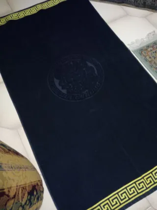 Telo Mare Poseidone Spugna Nero