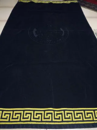 Telo Mare Poseidone Spugna Nero