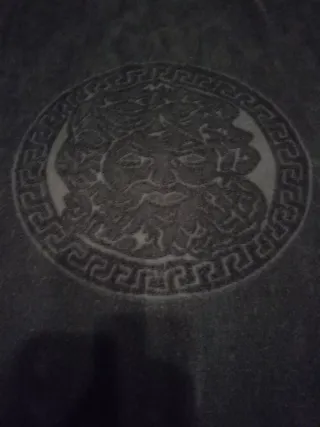 Telo Mare Poseidone Spugna Nero