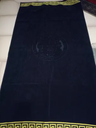 Telo Mare Poseidone Spugna Nero