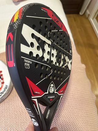 Pala de pádel Siux SX3, con uso pero buen estado