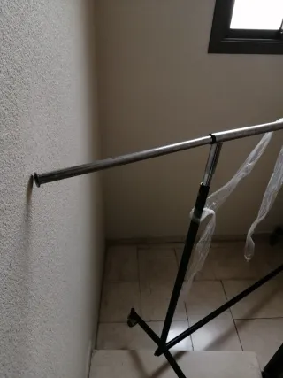 Burra para ropa metálica