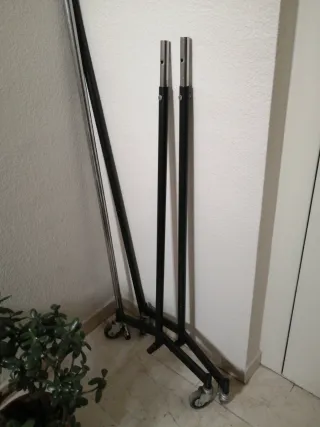 Burra para ropa metálica