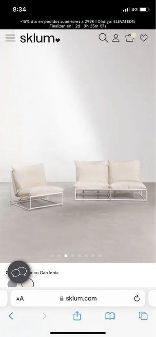 Sofá modular Amaro Sklum blanco