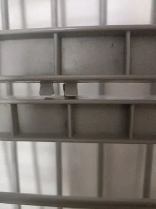 Tendedero Plegable Gris y Rojo