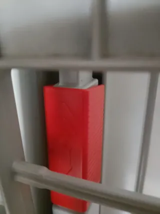 Tendedero Plegable Gris y Rojo