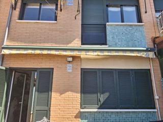 Tessuto tenda a rullo verde e giallo automatico