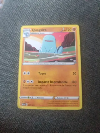 Carta Pokémon Quagsire Fase 1