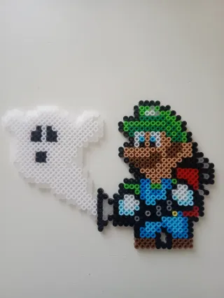 Arte con perline Perler di Luigi's Mansion