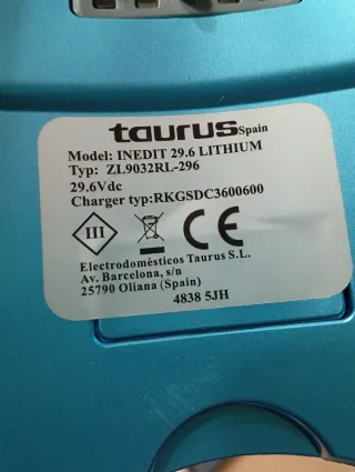 Aspirador Taurus Inedit 29.6 Lithium