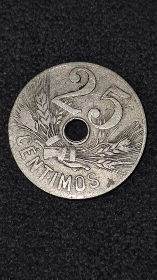 25 céntimos España 1927