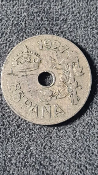 25 céntimos España 1927
