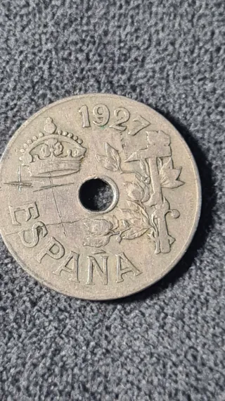 25 céntimos España 1927
